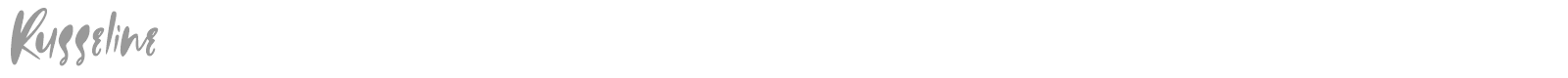 Russeline font preview